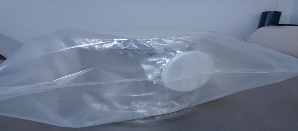 Inertage : emballage étanche sous housse 150 µm